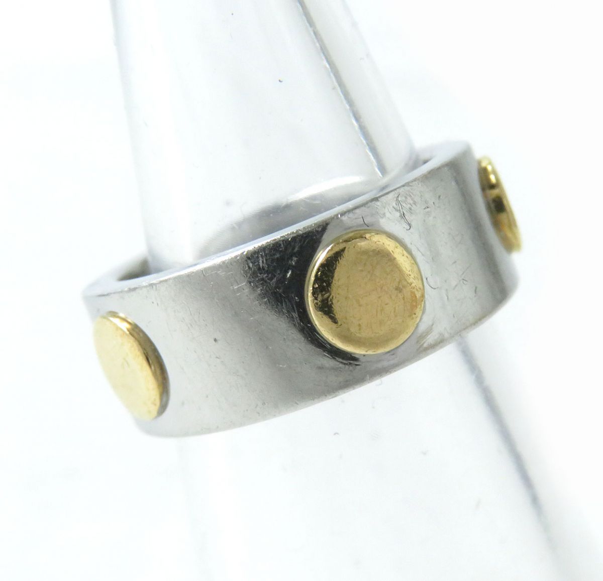 Luxury Gucci Trending 2025 Inox Metal Band Ring G Logo Silver Gold