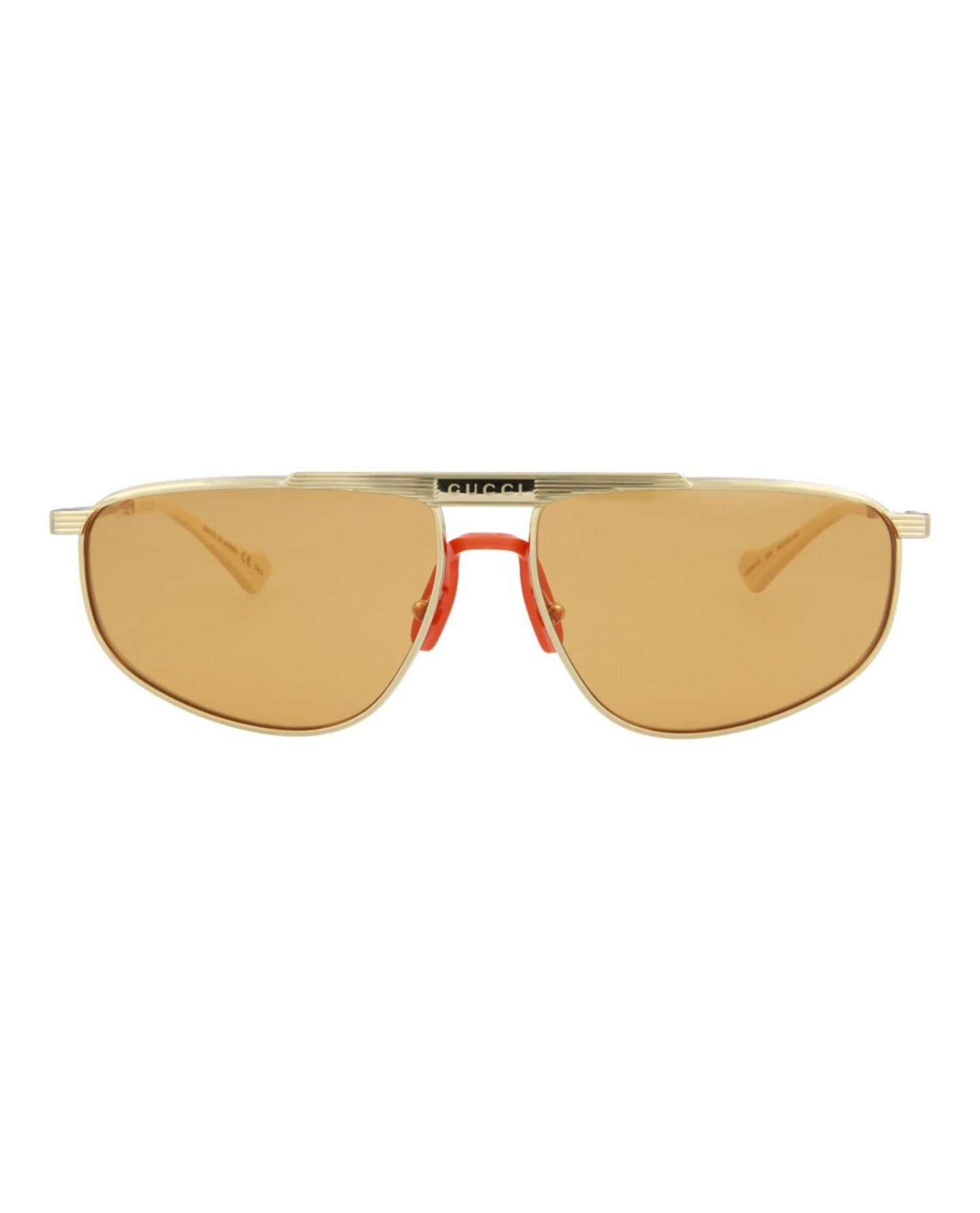 Gucci Aviator-Style Metal Sunglasses