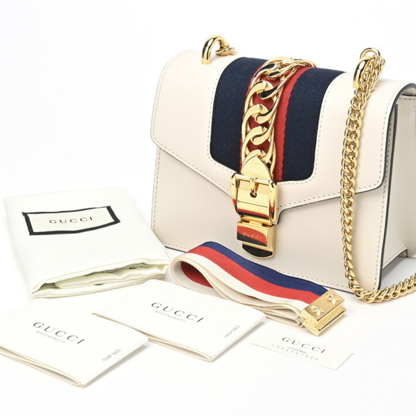Luxury Gucci Trending 2025 Sylvie  Leather Shoulder Bag ()
