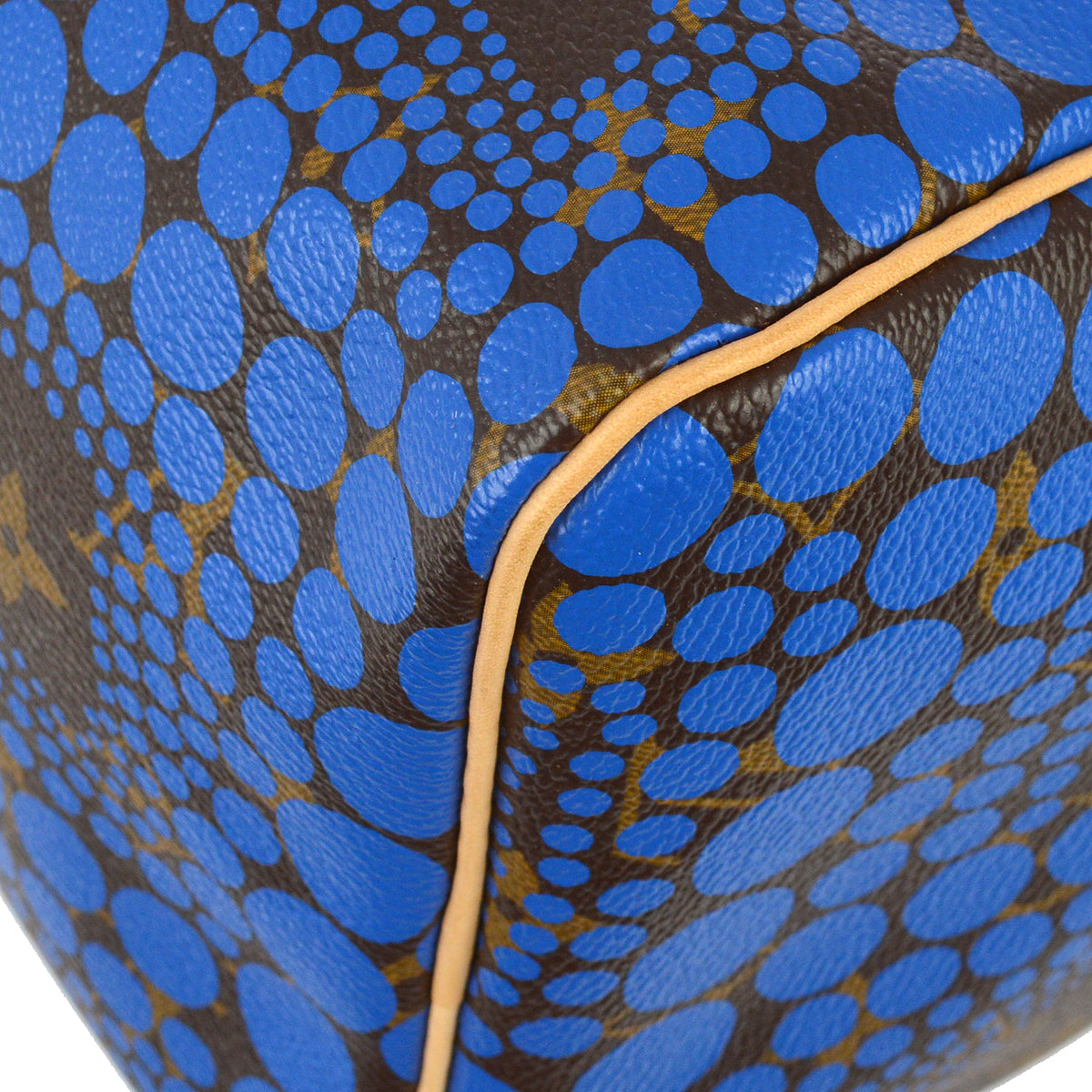 Louis Vuitton 2012 Blue Pumpkin Dot Speedy 30 M40691