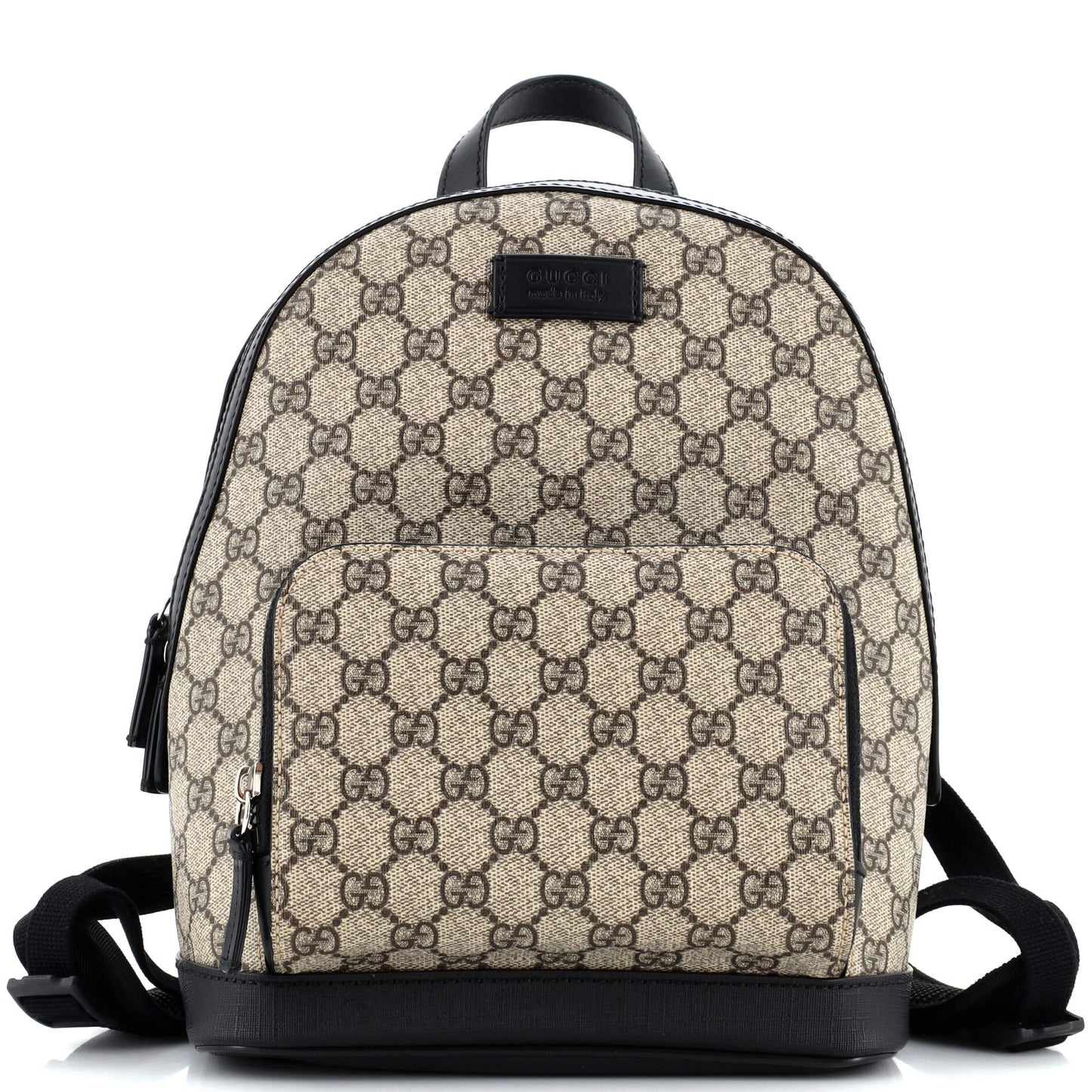 Luxury Gucci Trending 2025 Zip Pocket Backpack GG Coated Canvas Small
