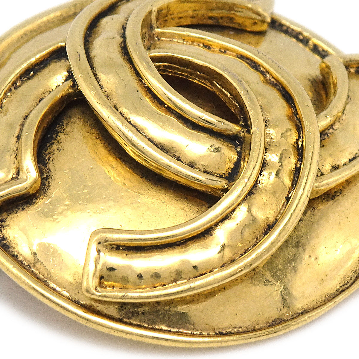 Luxury Chanel 1994 Brooch Pin Corsage Gold 94P