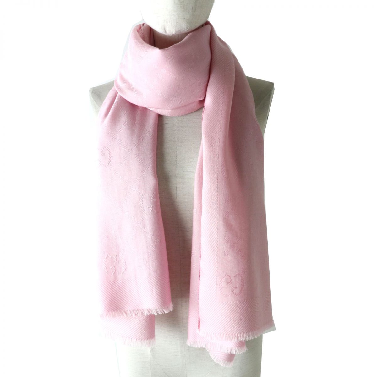 Luxury Gucci Trending 2025 GGPattern Wool Silk Shawl Stole