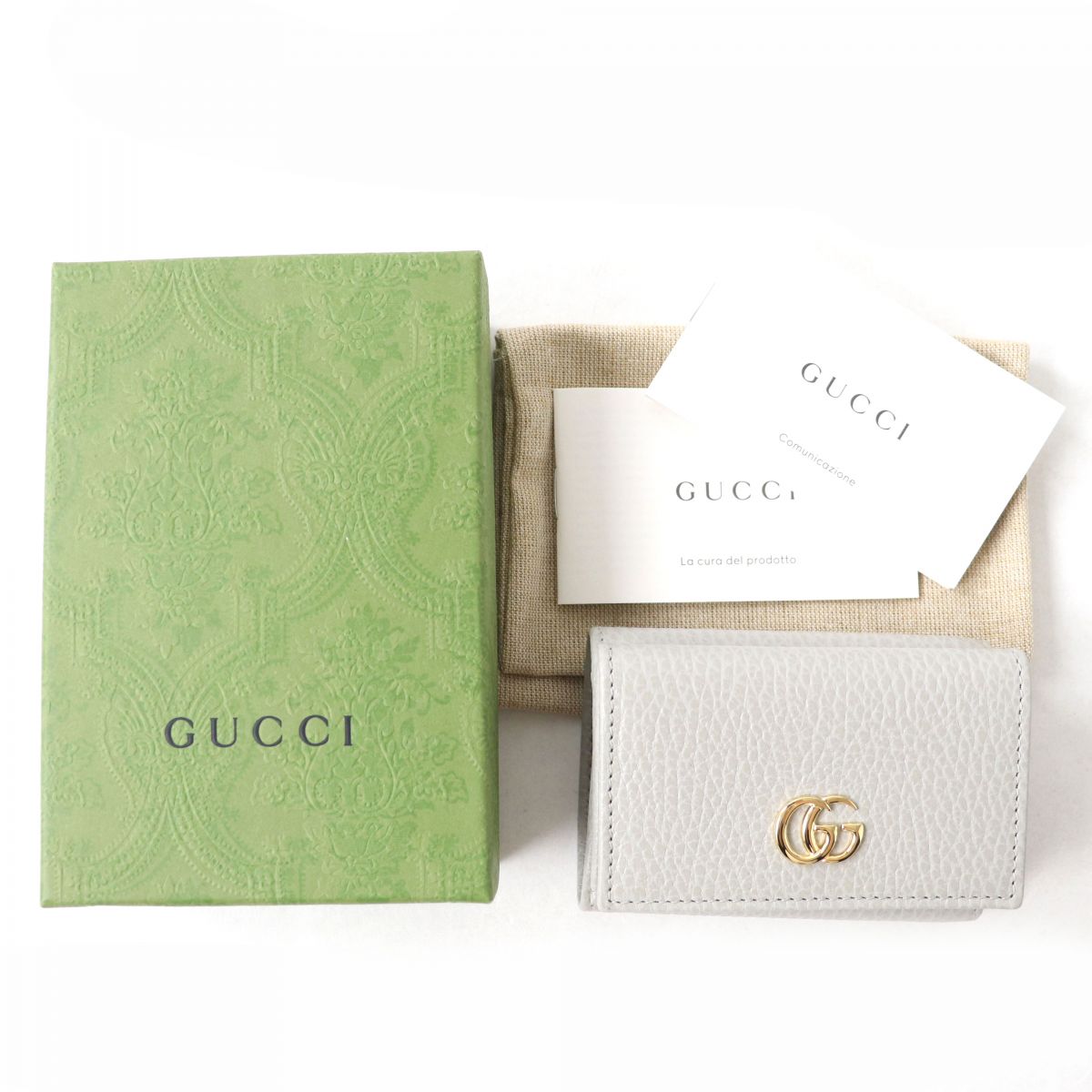 Luxury Gucci Trending 2025 Double G Leather Wallet 735212