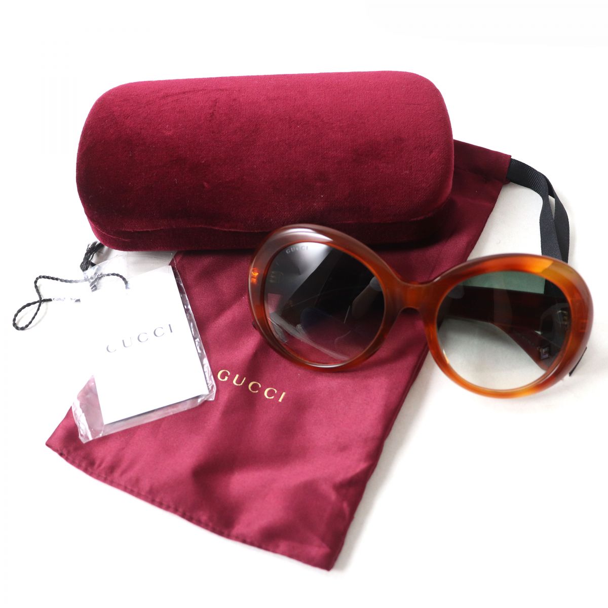 Luxury Gucci Trending 2025 GG0139 Tortoise Havana Sunglasses