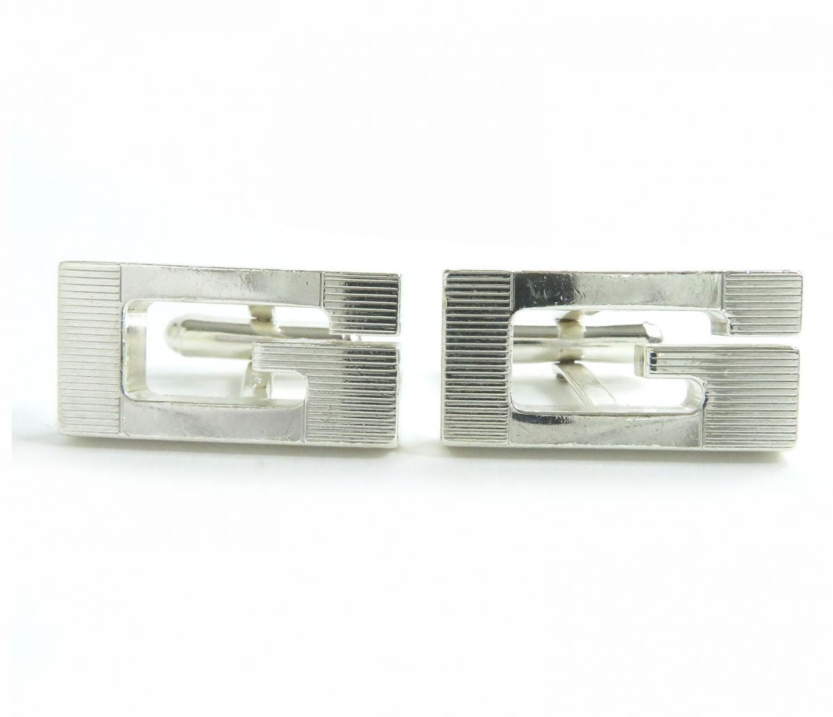 Luxury Gucci Trending 2025 G Logo SV925 Cufflinks Silver