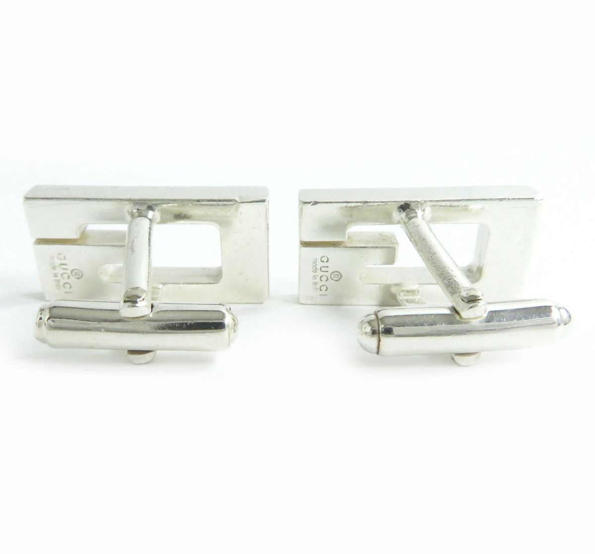 Luxury Gucci Trending 2025 G Logo SV925 Cufflinks Silver