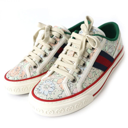 Luxury Gucci Trending 2025 Tennis 1977 Liberty Floral Sneakers