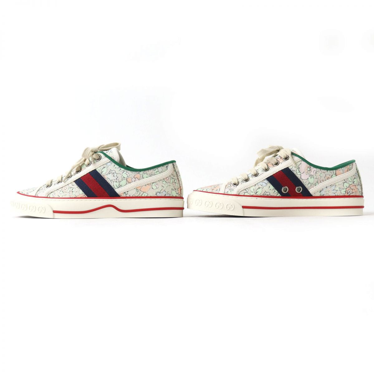 Luxury Gucci Trending 2025 Tennis 1977 Liberty Floral Sneakers