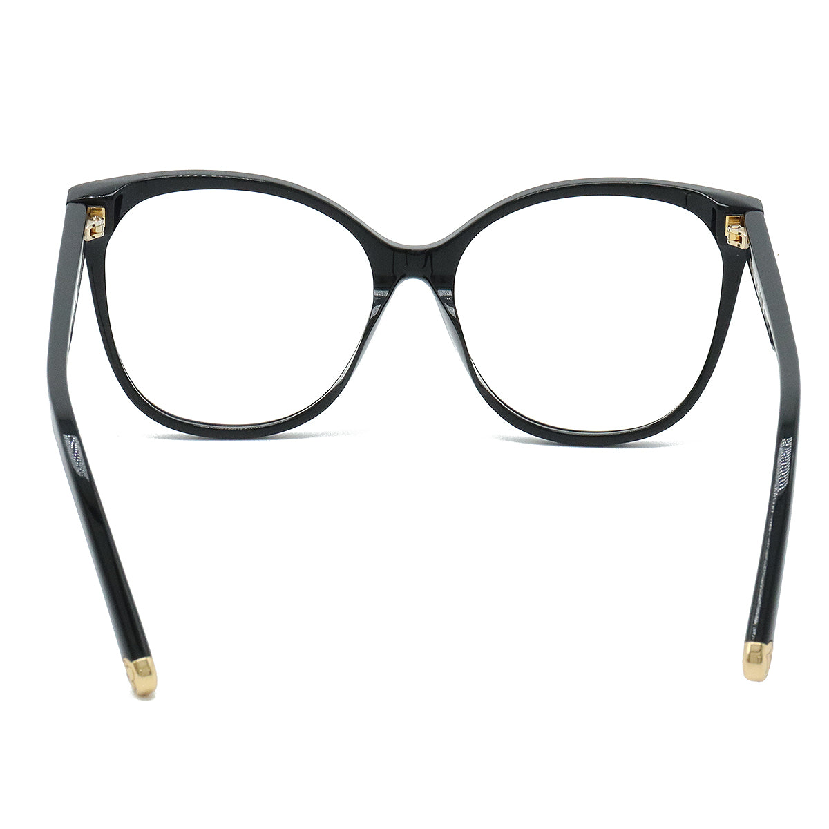LOUIS VUITTON Louis Vuitton Sun Glasses  Monogram Light Cat Eye Glasses Blue Light Cutting Lenses Black Z1842E