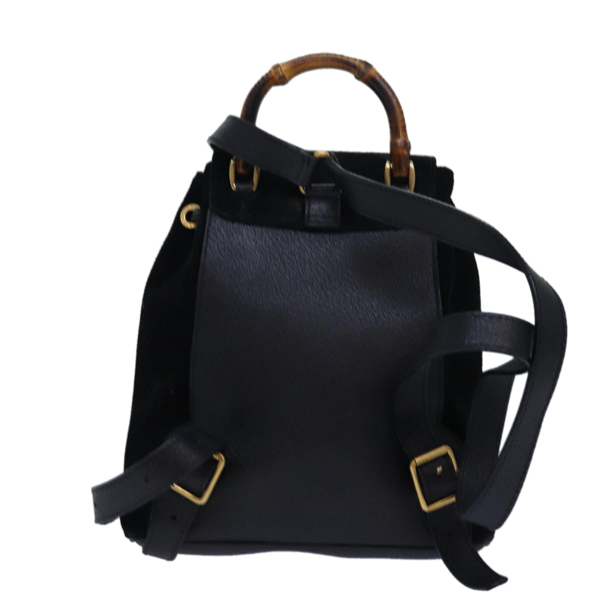 Luxury Gucci Trending 2025 Bamboo  Suede Backpack Bag ()