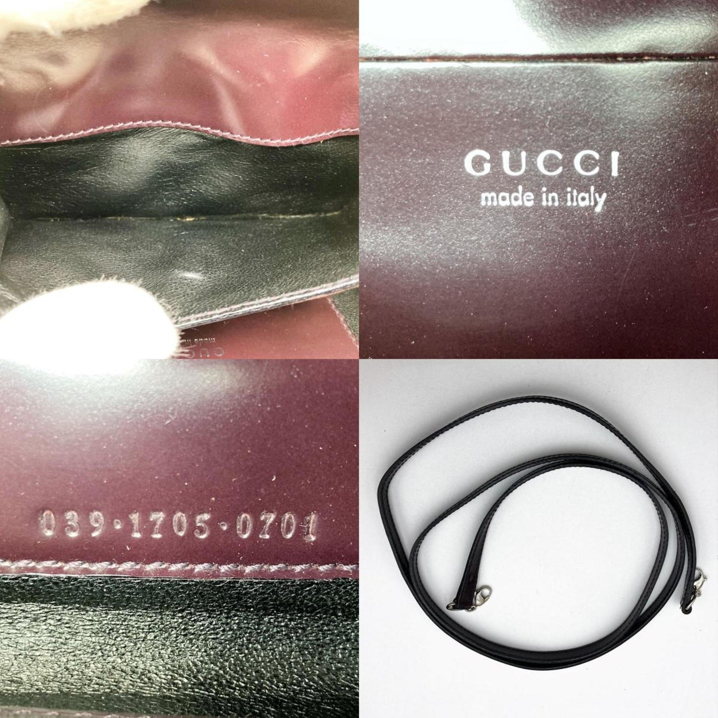 Gucci Bamboo  Canvas Handbag ()