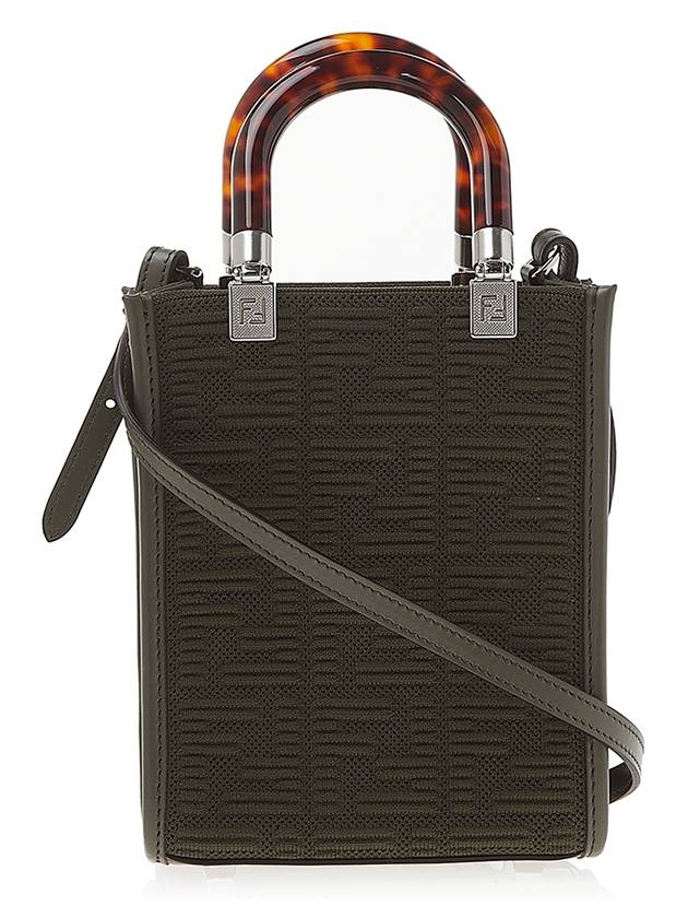 Luxury Fendi Sunshine Mini Cross Bag Green
