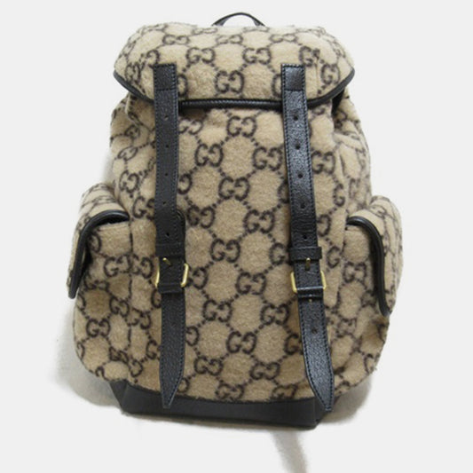 Luxury Gucci Trending 2025 Beige Wool GG Backpack