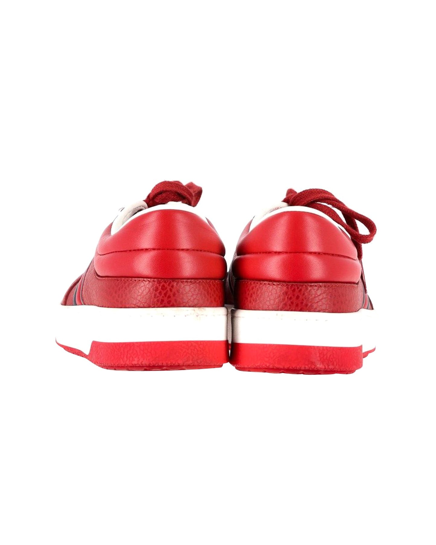 Luxury Gucci Trending 2025 Ronnie Low-Top Sneakers in Red Leather