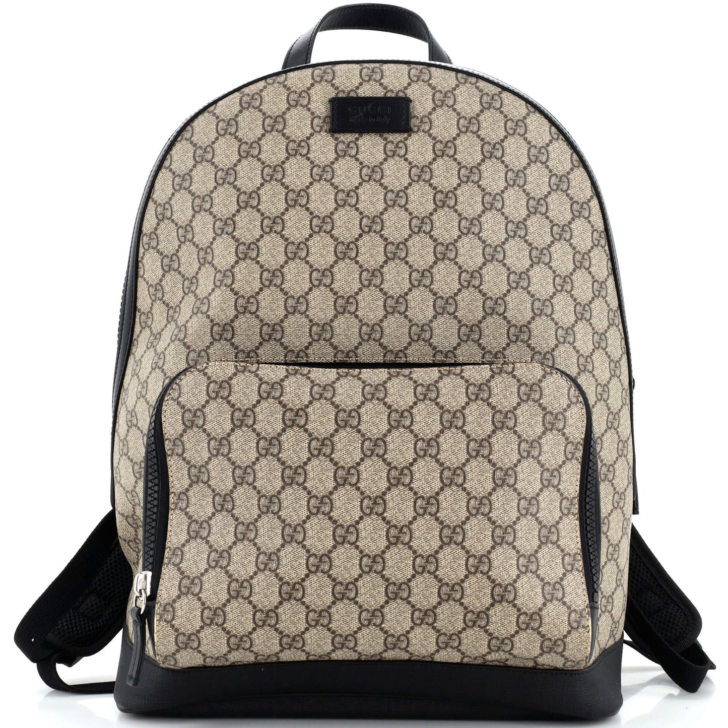 Luxury Gucci Trending 2025 Zip Pocket Backpack GG Coated Canvas Medium
