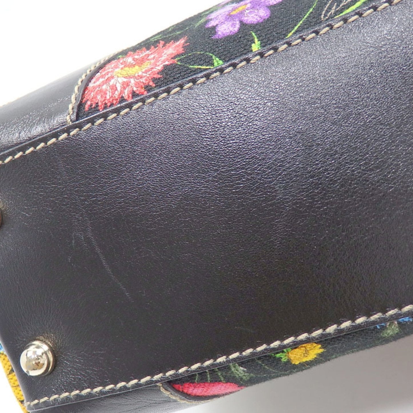 Gucci Floral  Canvas Tote Bag