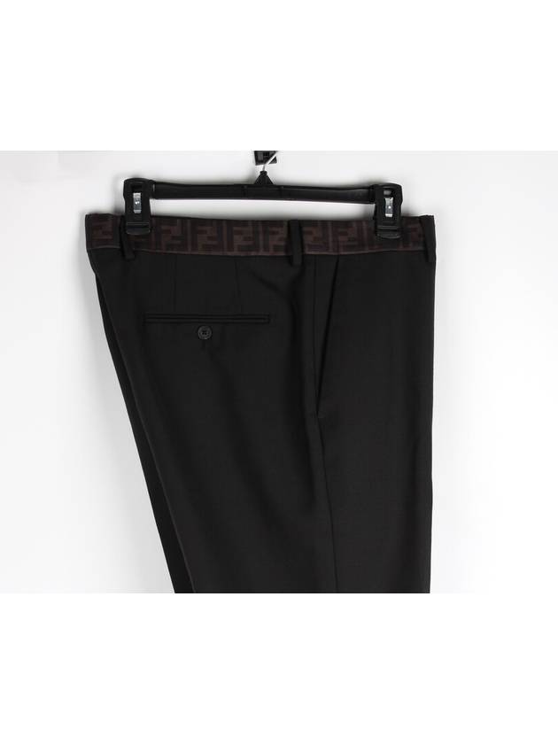 Luxury Fendi logo slacks