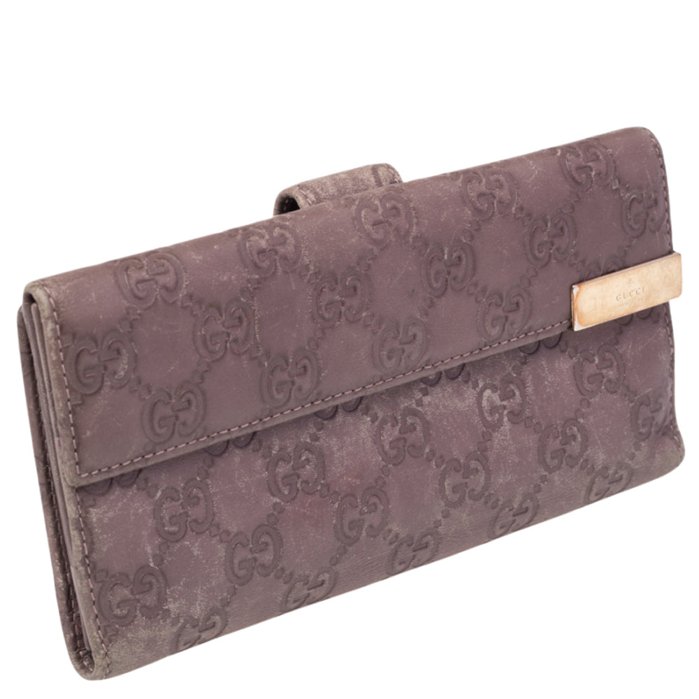 Luxury Gucci Trending 2025 Old Rose Luxury Gucci Trending 2025ssima Leather Trademark Continental Wallet..