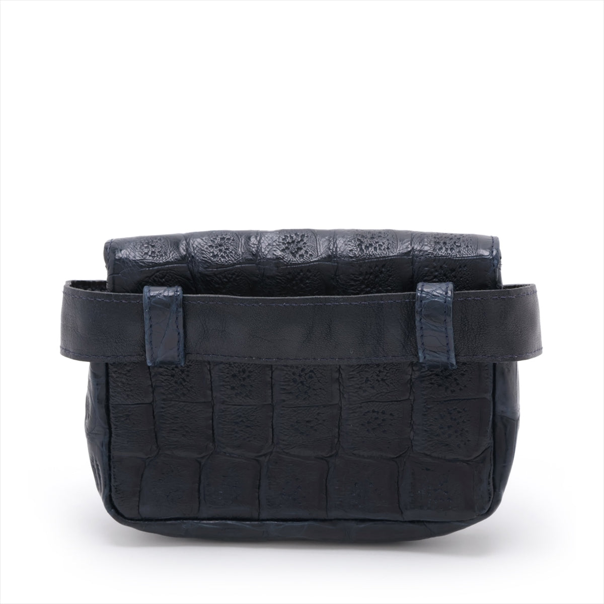 Chanel Coco Crocodile Waistport Navy G  0st ing Tools