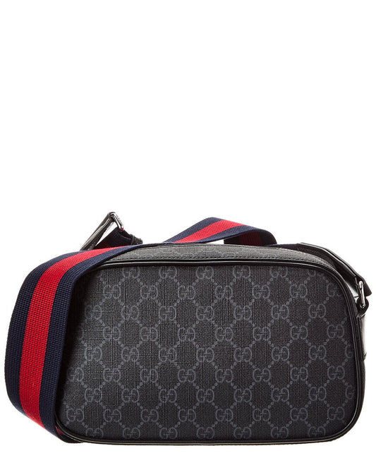 Gucci GG Supreme Canvas & Leather Crossbody
