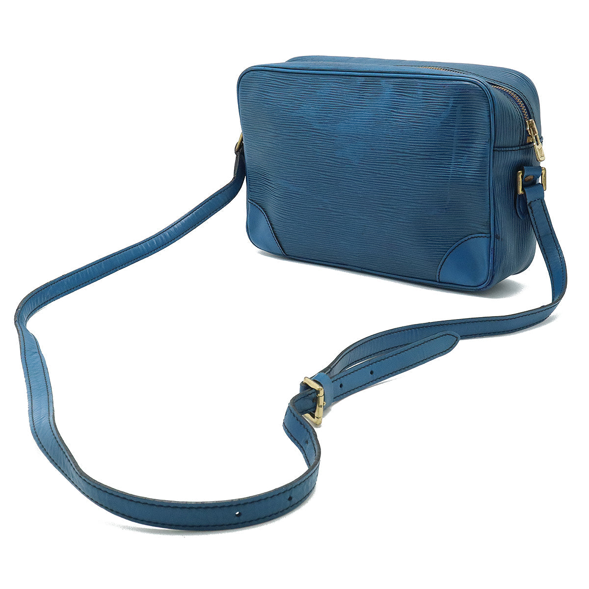 LOUIS VUITTON Louis Vuitton Epi Trocadero 27 Shoulder Bag Leather Tread Blue M51315