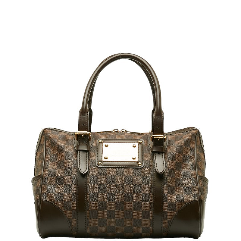 Louis Vuitton Damier Berkeley Handbag N52000 Eve Brown PVC Leather  Louis Vuitton