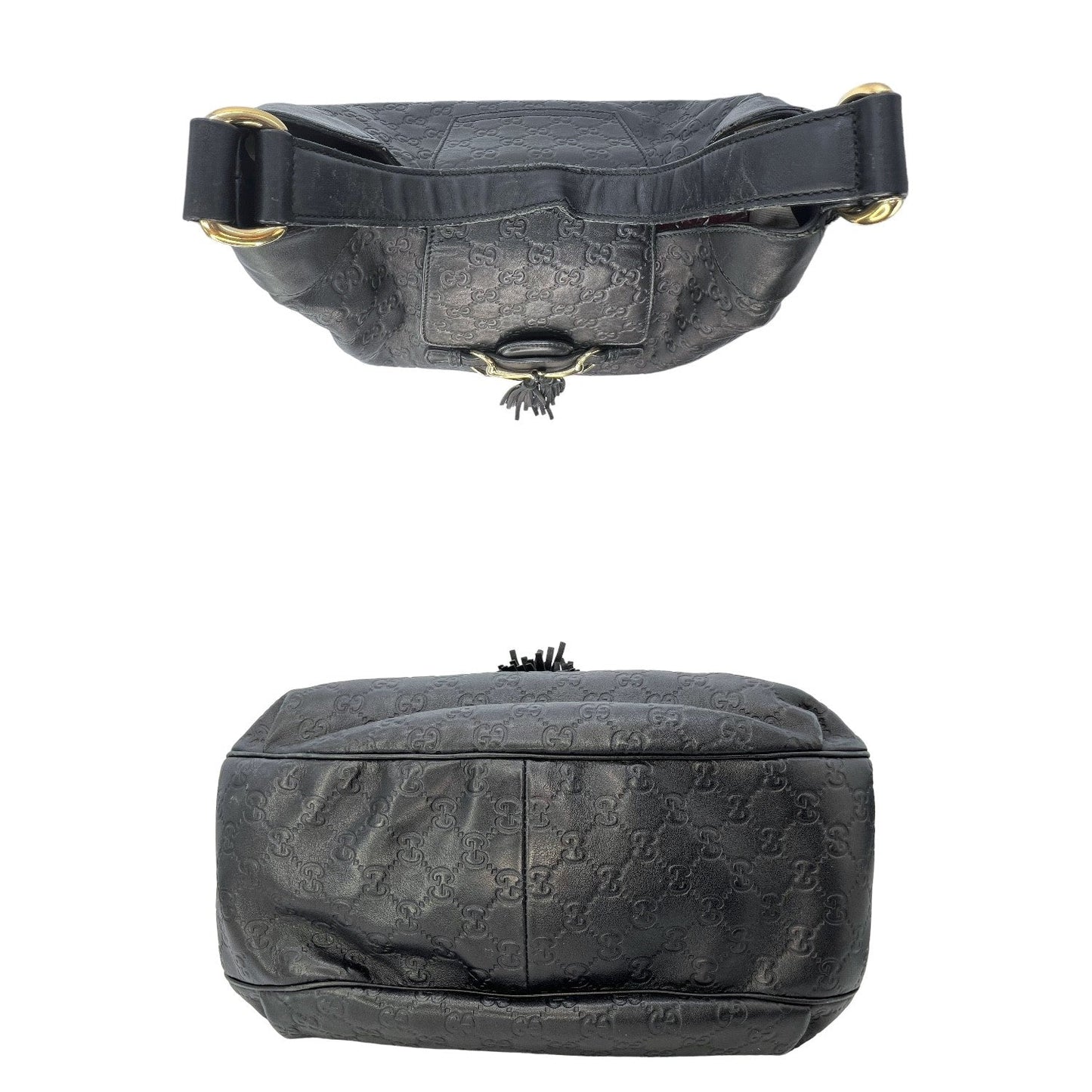 Luxury Gucci GG Signature Medium Emily Hobo