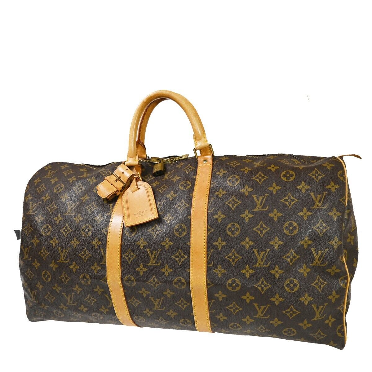 Louis Vuitton Keepall 55  Canvas Travel Bag ()