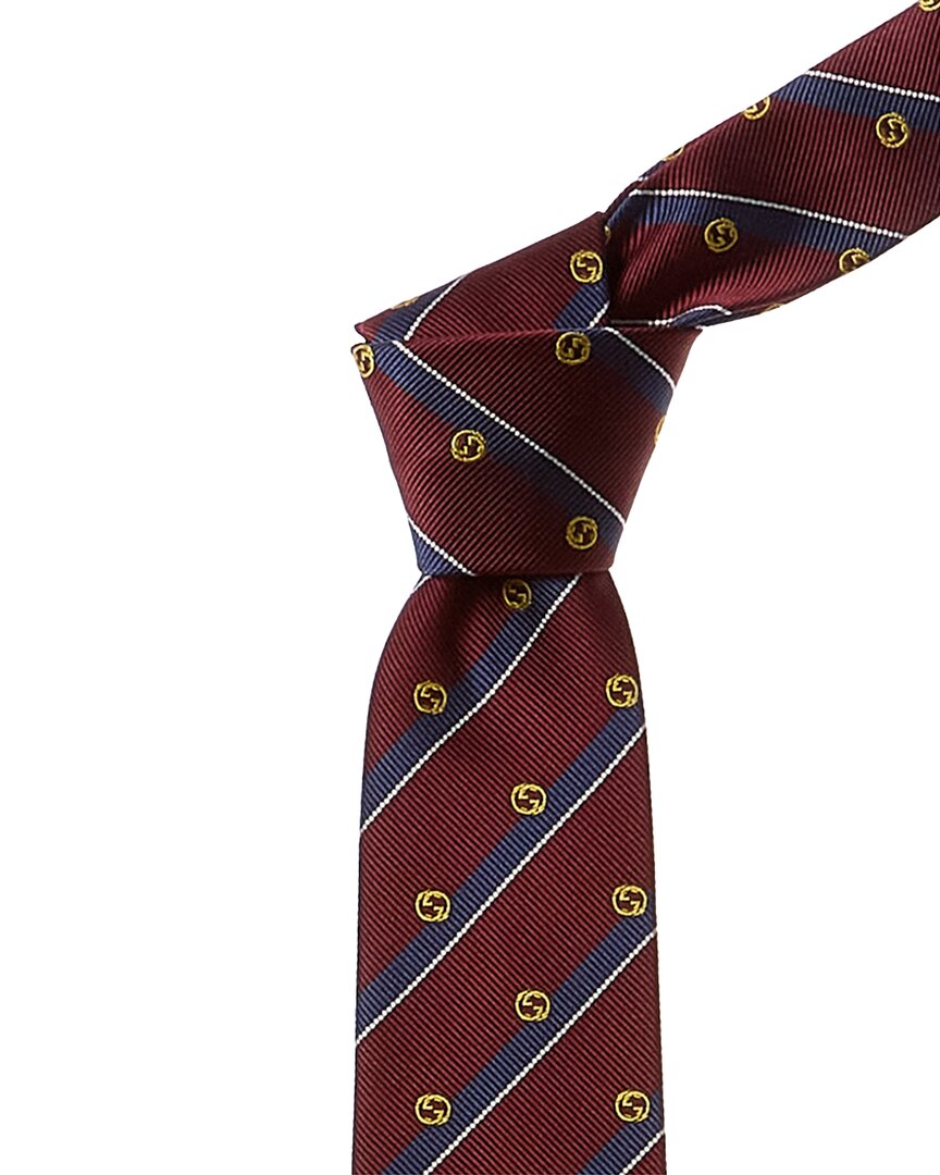 Gucci Binari Silk Tie