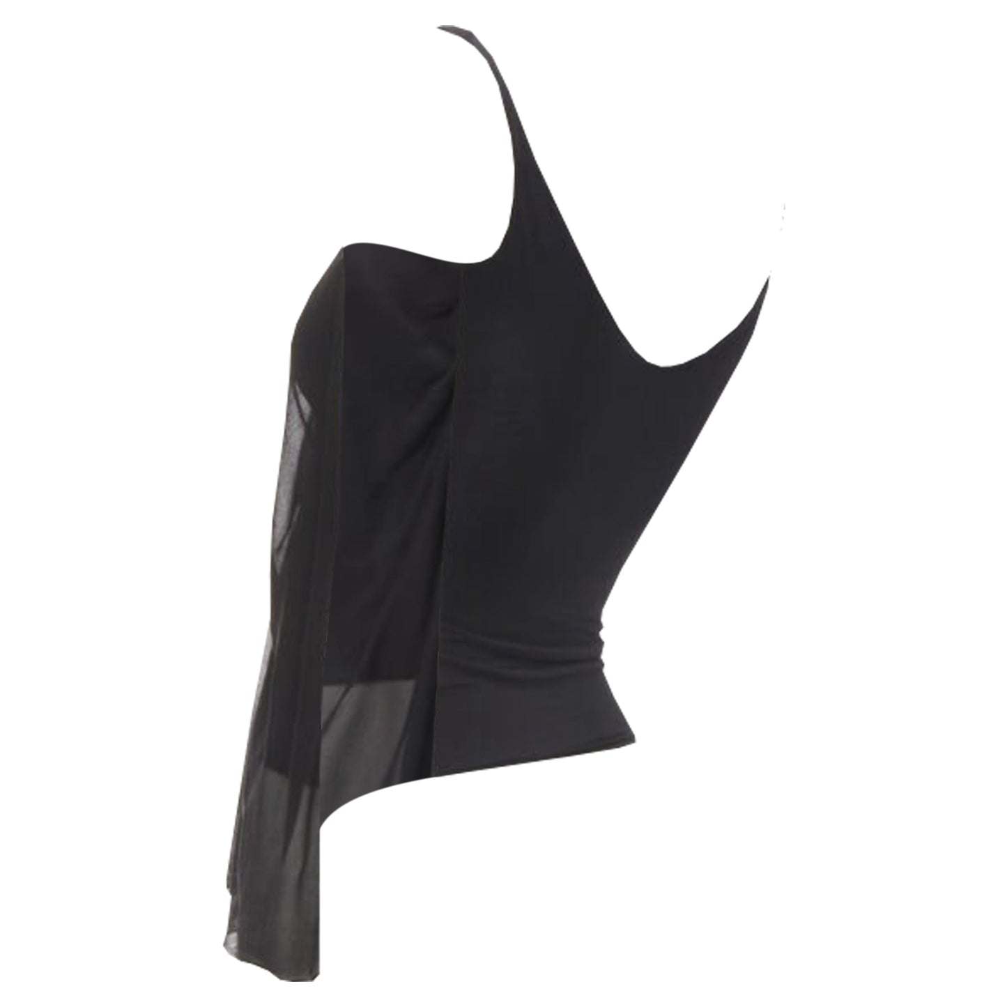 Gucci Tom Ford ruched draped web tank