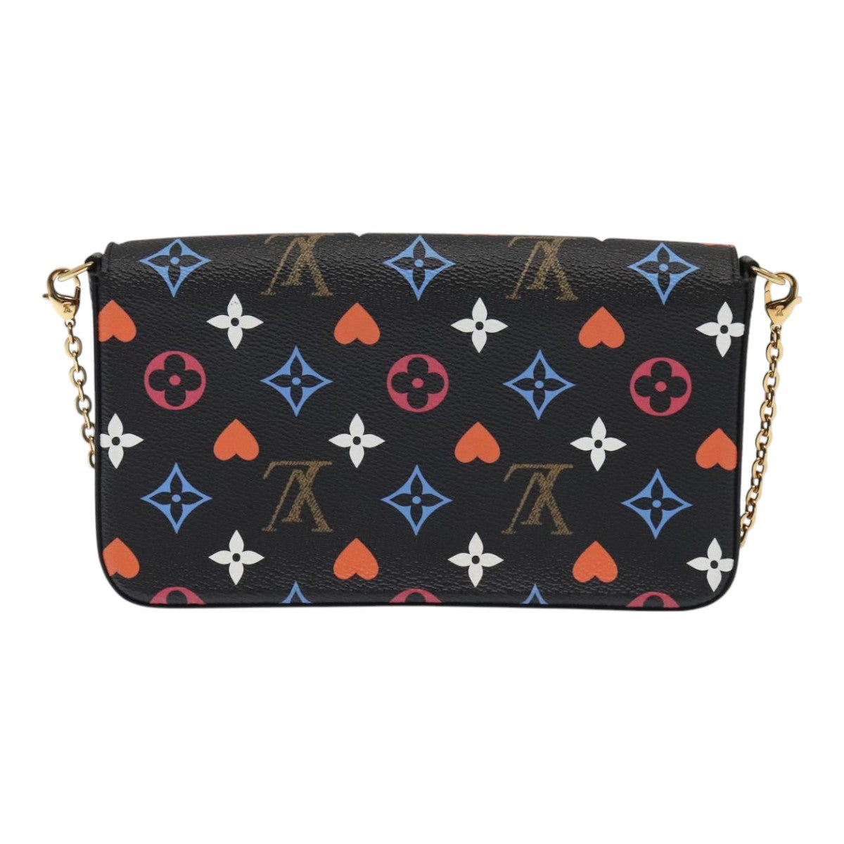 Louis Vuitton Felicie  Canvas Clutch Bag ()