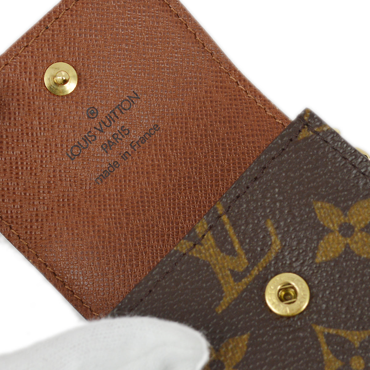 Louis Vuitton 2006 Monogram Porte Cles Badge Pouch Bag M60048 Small Good