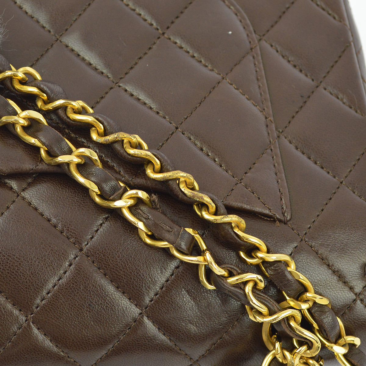 Chanel 1989-1991 Lambskin Small Classic Double Flap Bag