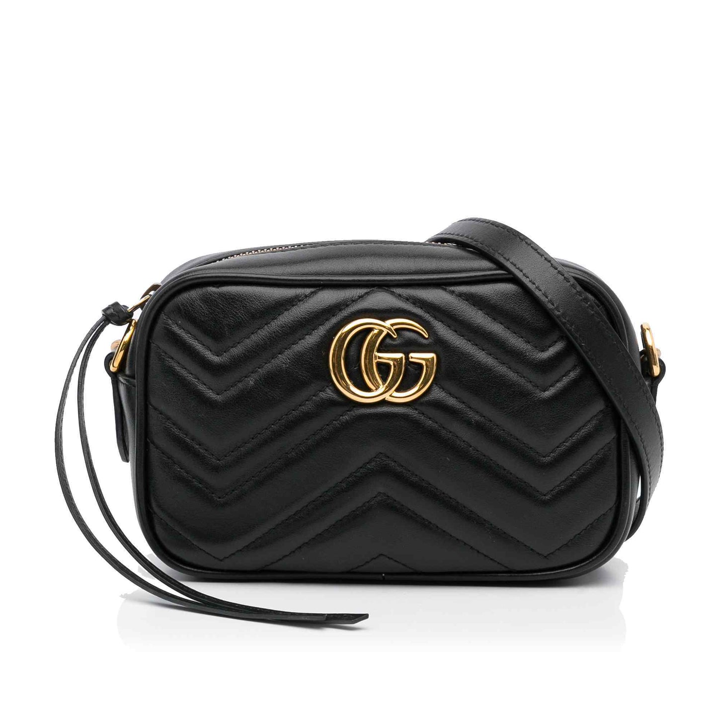 Luxury Gucci Trending 2025 Mini GG Marmont Matelassé Camera Bag ()