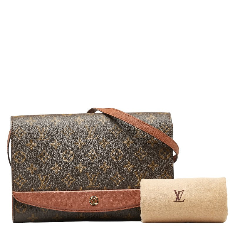 Louis Vuitton Monogram Bordeaux 24  Shoulder Bag M51798 Brown PVC Leather  Louis Vuitton