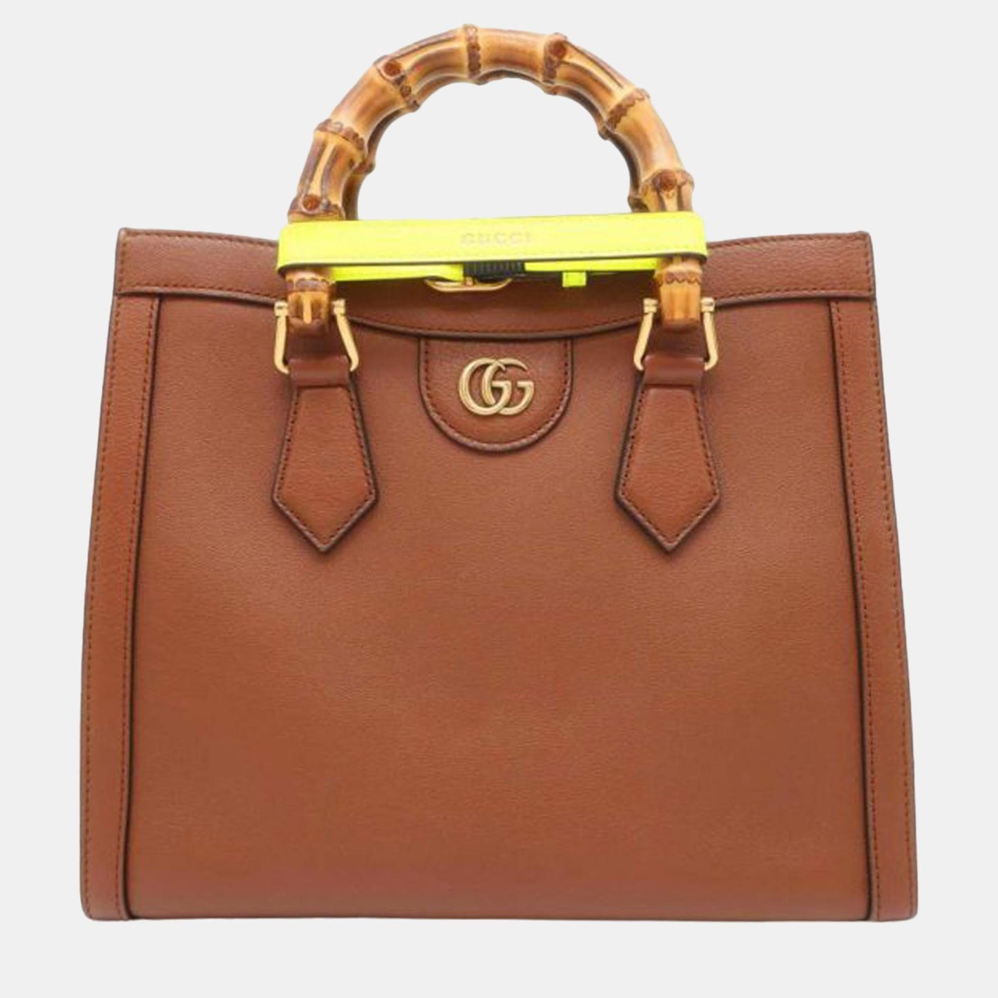 Luxury Gucci Trending 2025 Brown Small Bamboo Diana Satchel