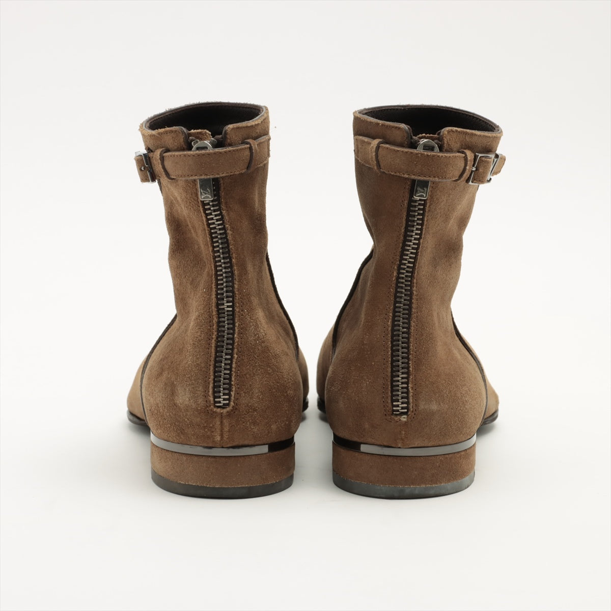 Louis Vuitton Sued Boots  Size Men Brown NI0141
