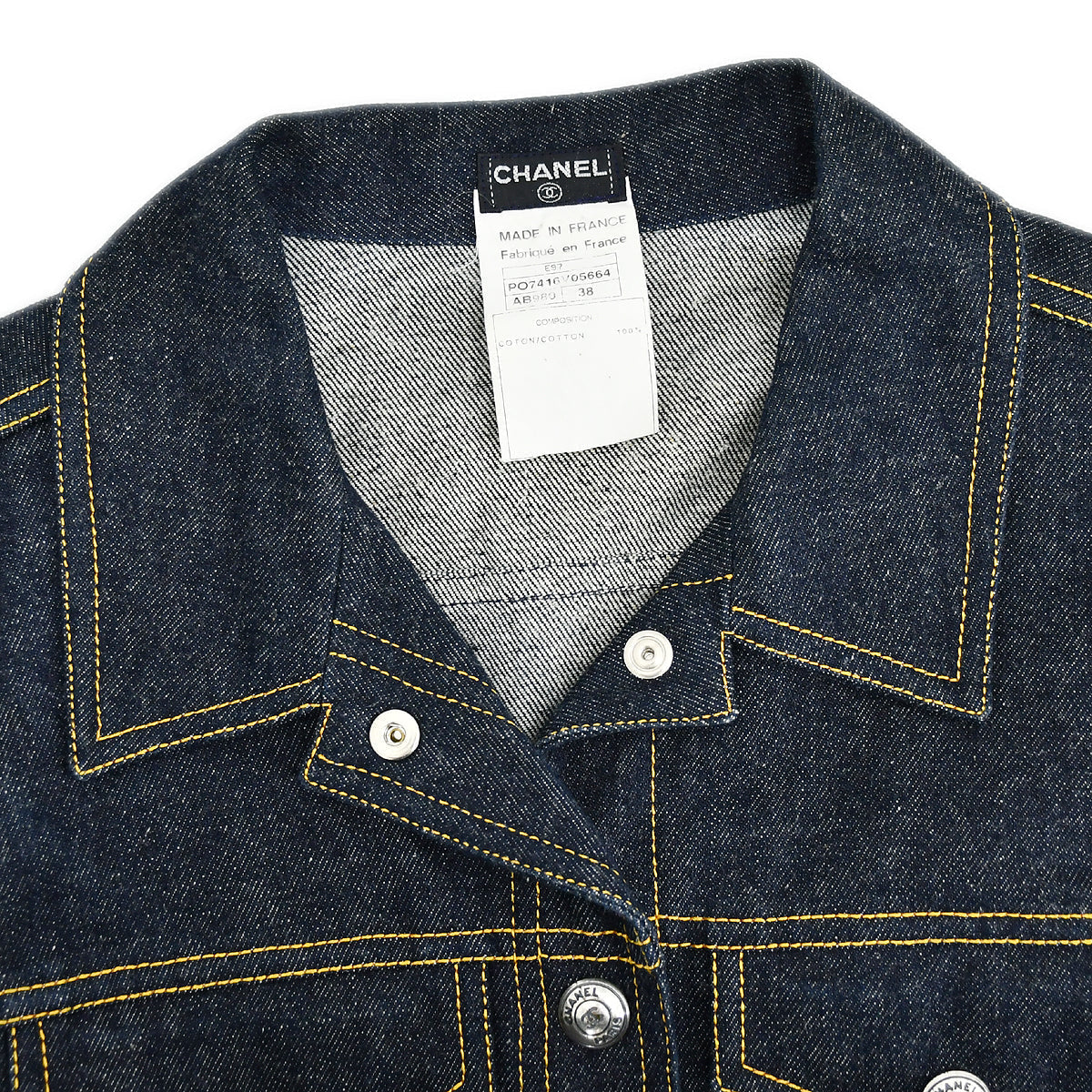 Luxury Chanel Spring 1997 denim jacket #38