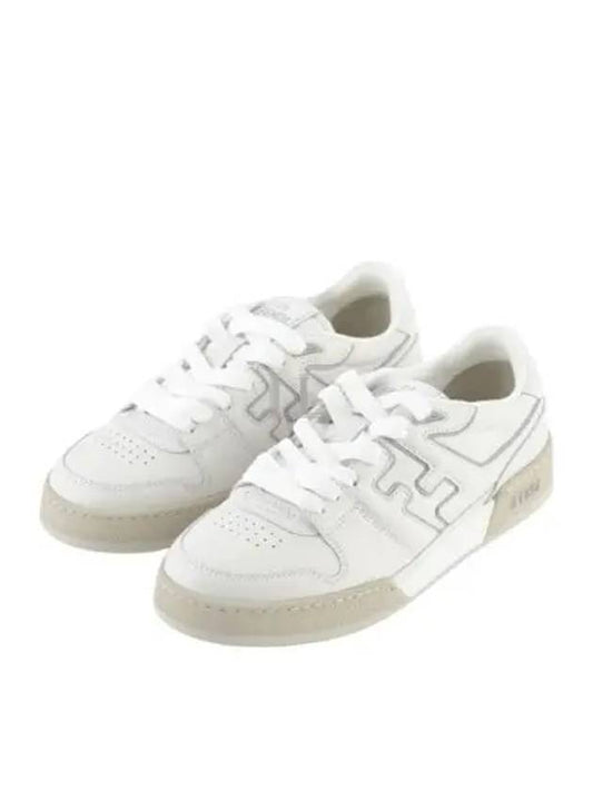 Luxury Fendi Match Low Sneakers White