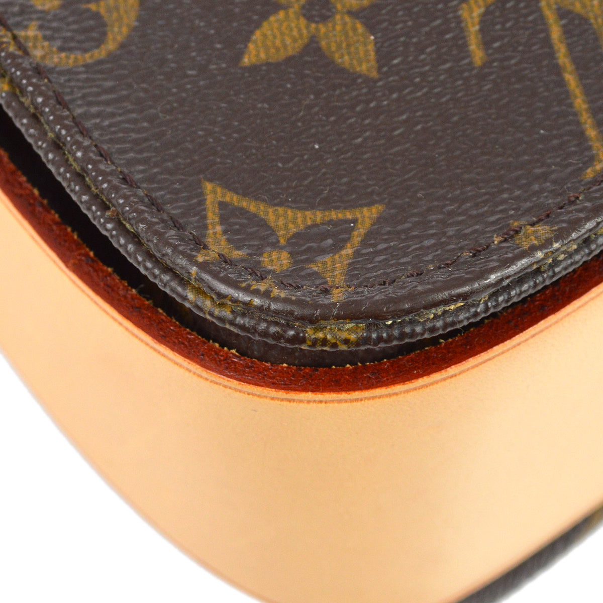Louis Vuitton 1991  Monogram Cartouchiere GM Shoulder Bag M51252
