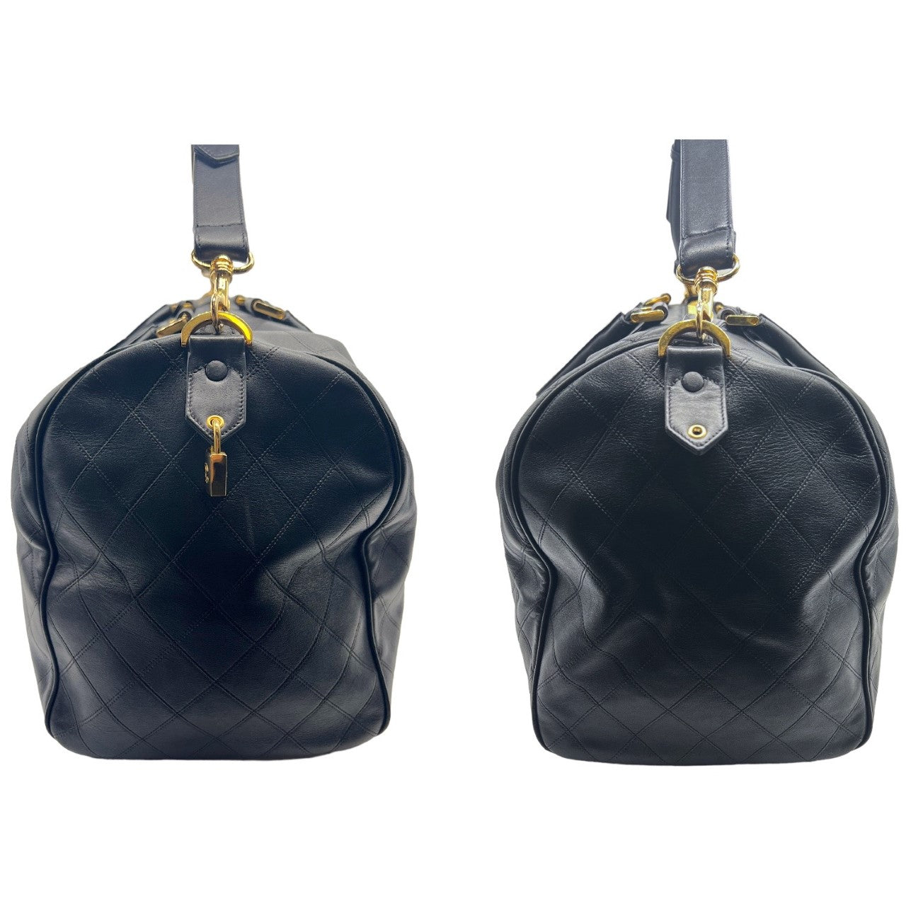Luxury Chanel bag Vintage Double Stitch Duffle Bag
