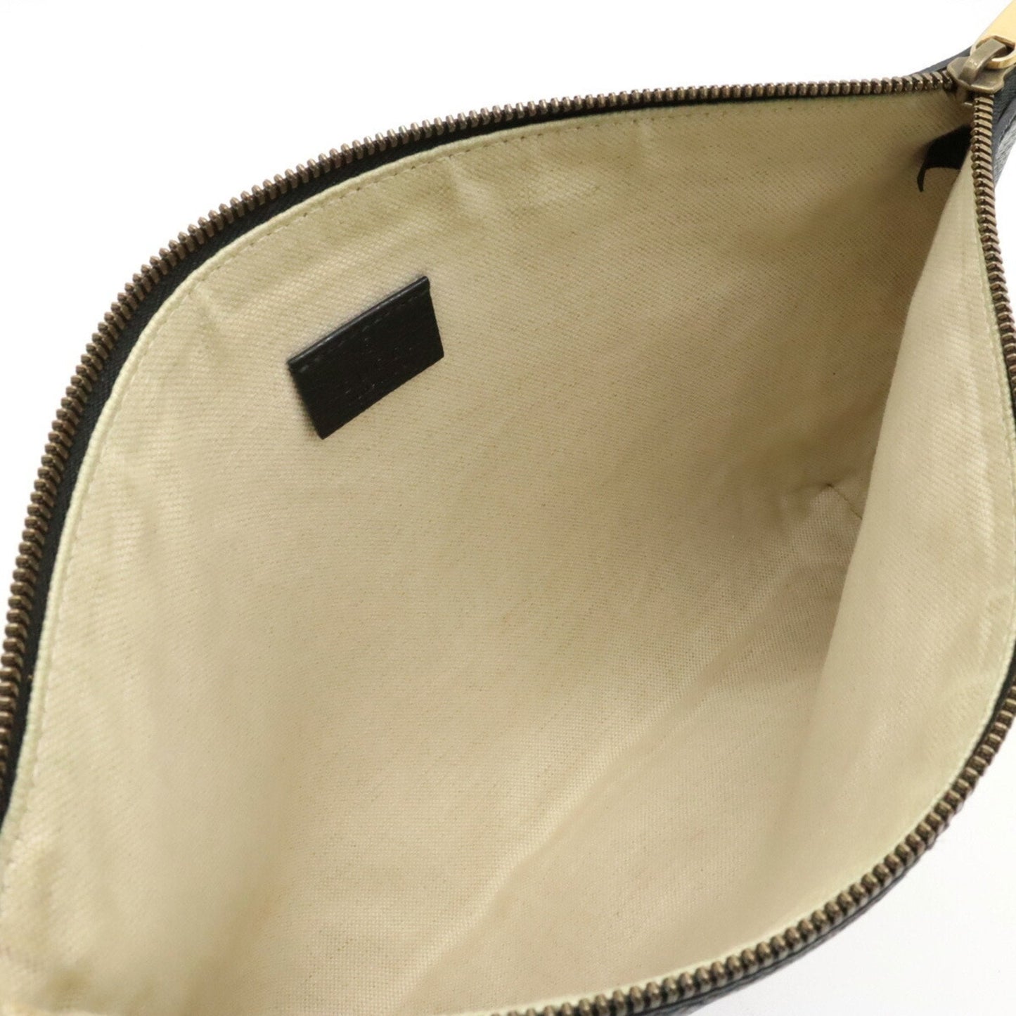 Gucci Logo  Leather Clutch Bag ()
