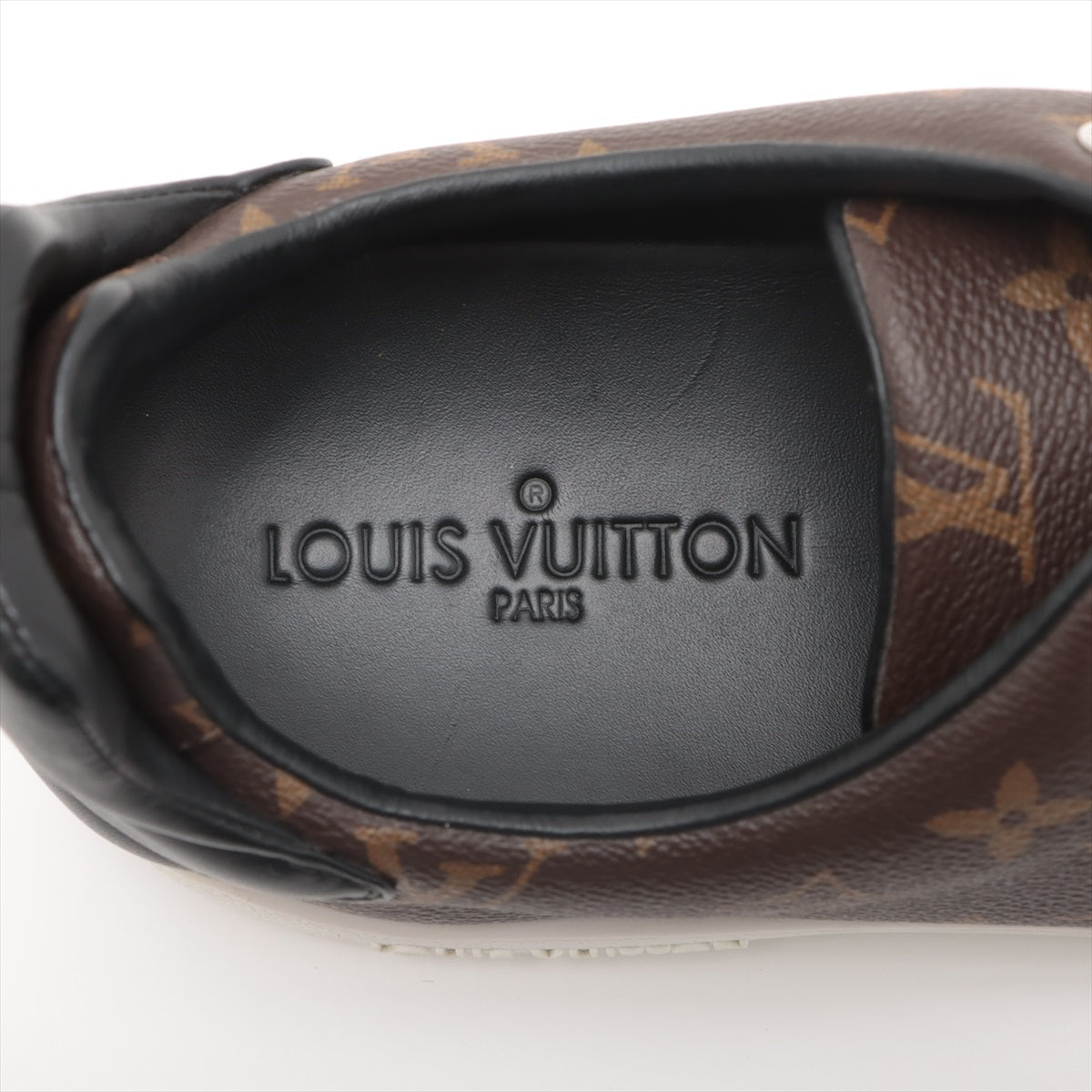 Louis Vuitton Front Line 16 Years PVC Leather Trainers 10 Men Brown MS0176 Monogram Change