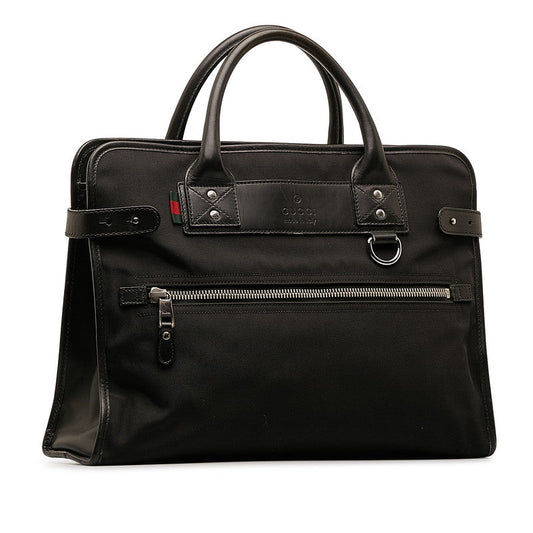 Luxury Gucci Trending 2025 Business Bag 246410 Black Leather Men's Luxury Gucci Trending 2025 Business Bag