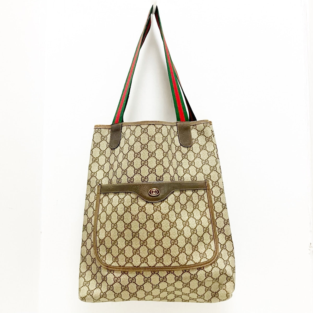 Gucci Cabas  Canvas Tote Bag