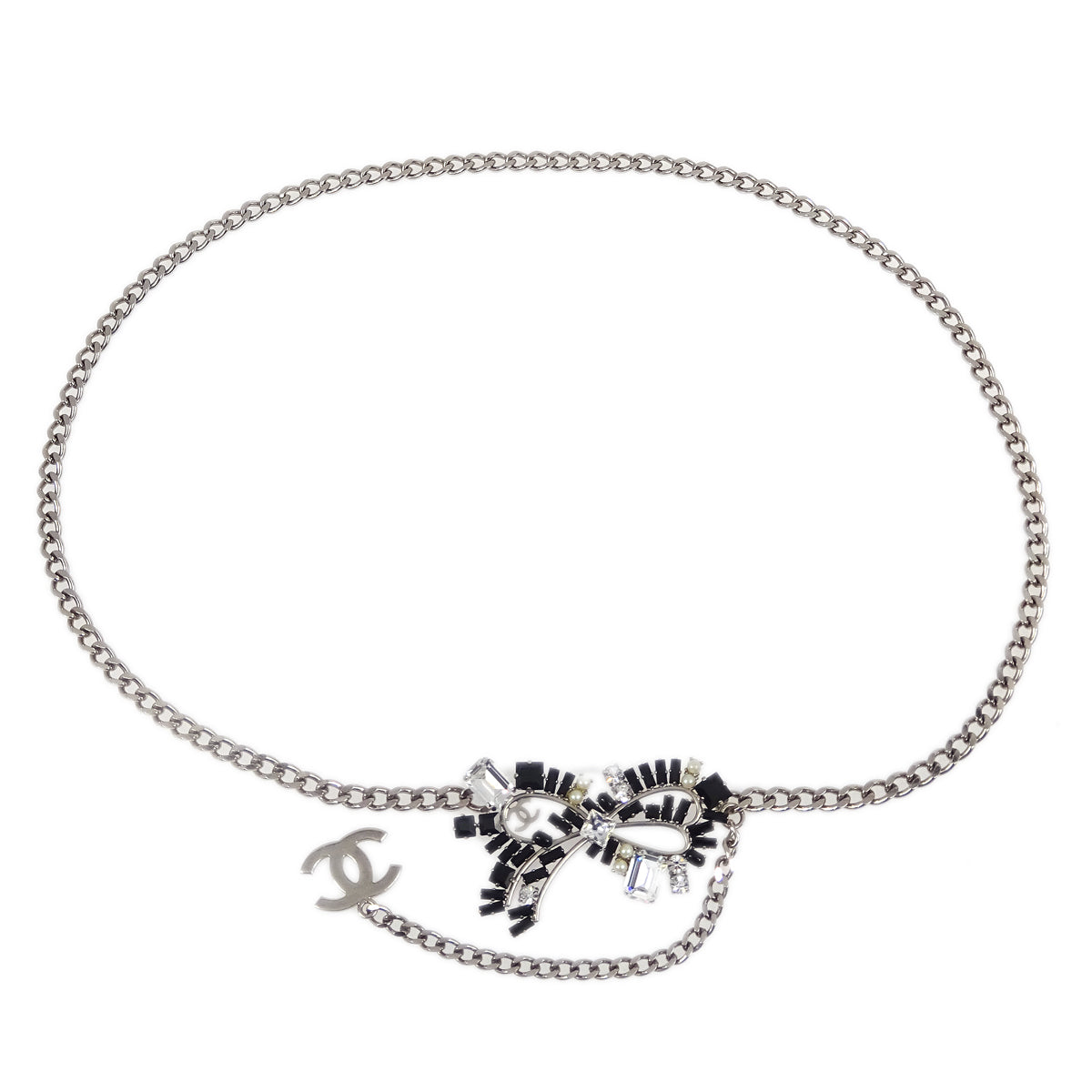 Chanel Silver Chain Belt Small New