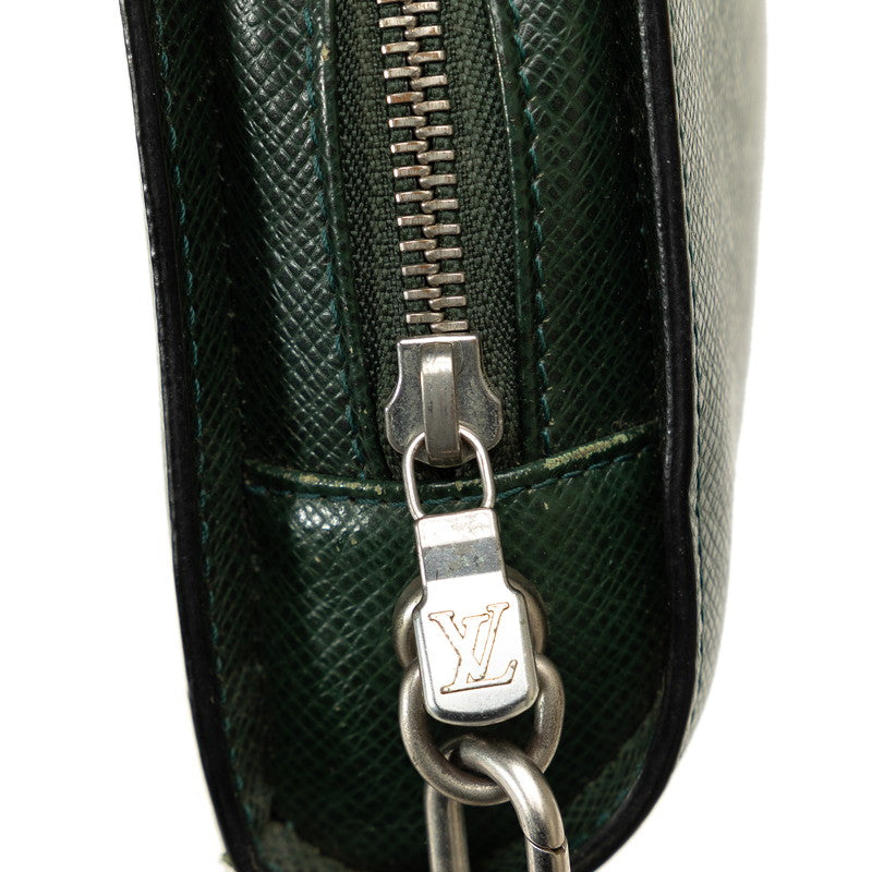 Louis Vuitton Taiga Second Bag M30184 Episeas Green Leather  Louis Vuitton