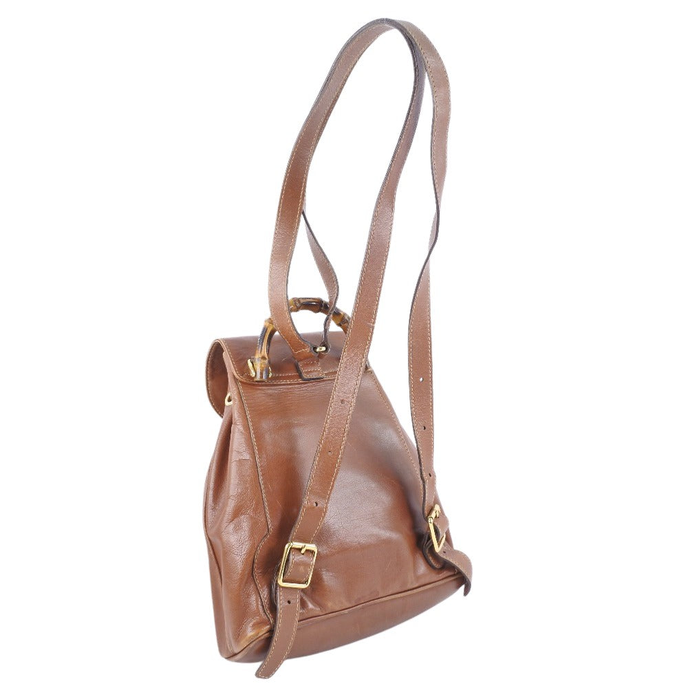 Luxury Gucci Trending 2025 Bamboo  Pony-Style Calfskin Backpack Bag