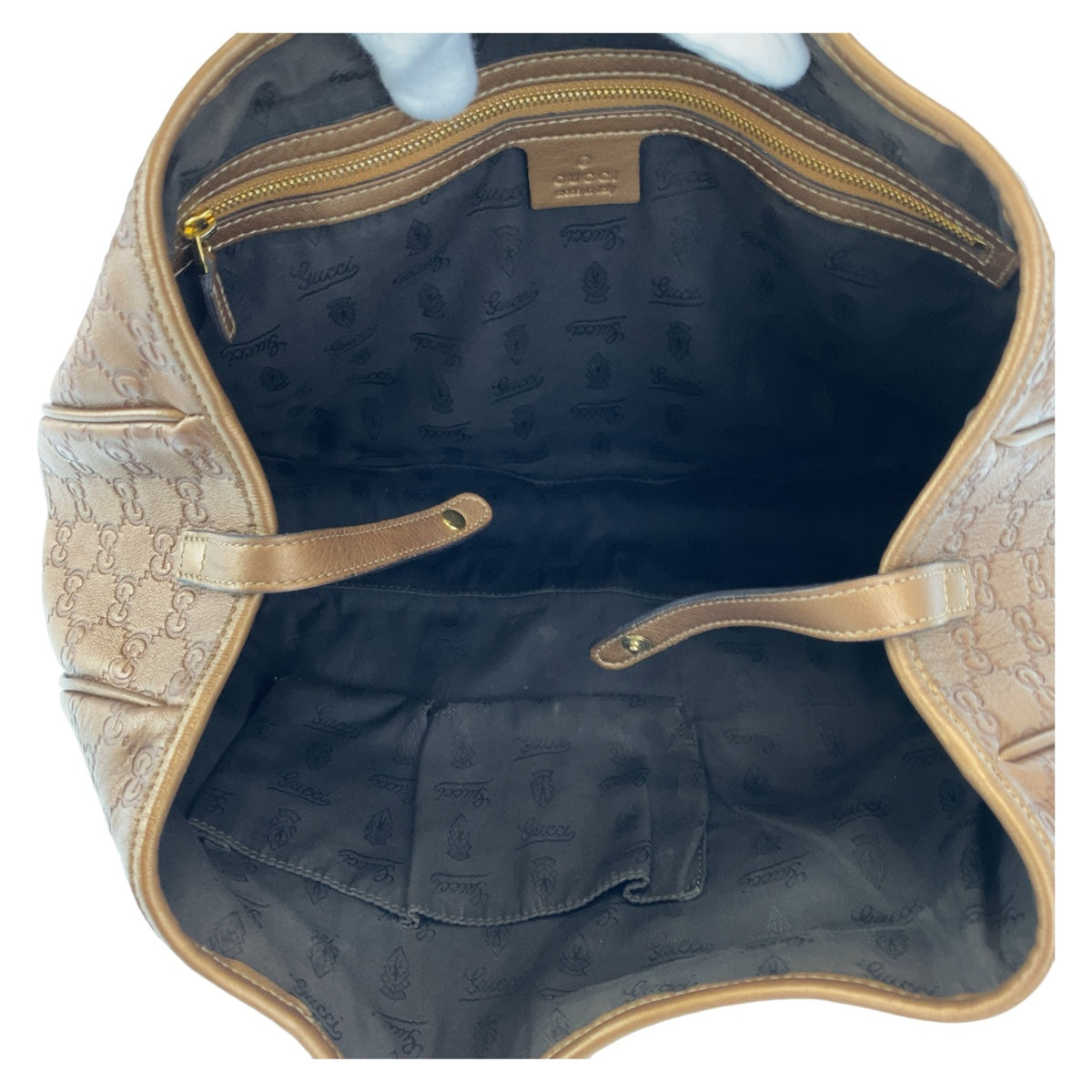 Luxury Gucci Trending 2025 Leather Interlocking GG Tote Bag